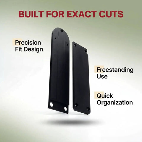 Zero Clearance Insert For Ryobi TSS103 Miter Saw that delivers clean crosscuts reduces tearout and splintering easy drop in fit