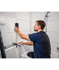 Electrician using Pro Grade Wall Scanner for Electricians And Contractors All In One Multi Function Stud Finder and Live Wire Detector