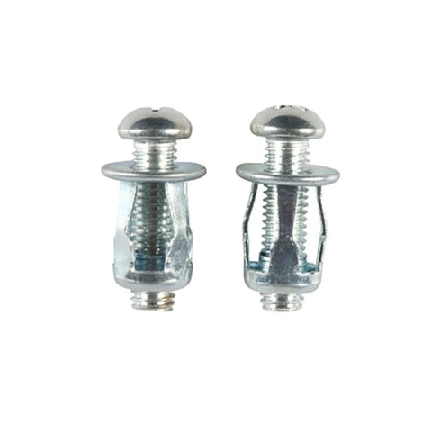 Rivet Nut Kit M4 M5 M6 Zinc Plated Carbon Steel Expansion Nuts For Hollow Walls, License Plates, And Furniture Mounts, DIY Friendly Heavy Duty Fastening Kit For Pro Grade And Home Projects; two zinc-plated rivet nuts