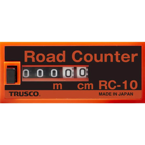 Heavy Duty Single Wheel Measuring Device With Slick Cruising Wheels And Adjustable Handle For Road Walking Track Pacing And Contractor Hustle Delivers Smooth Tracking Precision Dial Display Tight Accuracy showing a road counter display.