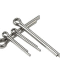 M1 M8 Open U Spring Cotter Pin Kit In 304 Stainless Steel Built To Last Rust Resistant And Durable Micro Size To Heavy Duty Range For Secure Axle Assemblies And Fastening Needs, stainless steel cotter pins
