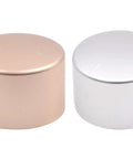 38 Mm Cnc Aluminum Volume Knob Feels Smooth As Butter To Turn For Hifi Amp Dac And Turntables, rose gold and silver design.