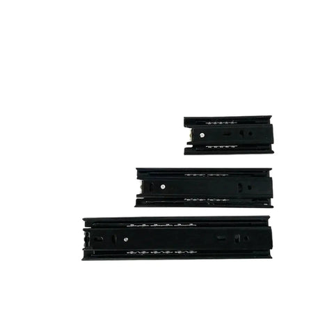 Heavy Duty Ball Bearing Drawer Slides With Soft Closing, 45mm Wide, Full Extension Cabinet Hardware, 100Lb Load Rating, Smooth Glide, Two Rows Of Solid Steel Balls, Galvanized Blue Seal Surface Tough-As-Nails Durability And Performance. three sizes