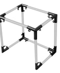 One And Three Eighths Inch Golf Simulator Enclosure Corner Kit 8 Pack No Weld Heavy Duty Frame Fittings For One Inch EMT Conduit Easy Assembly DIY Hitting Cage Construction 3D frame display