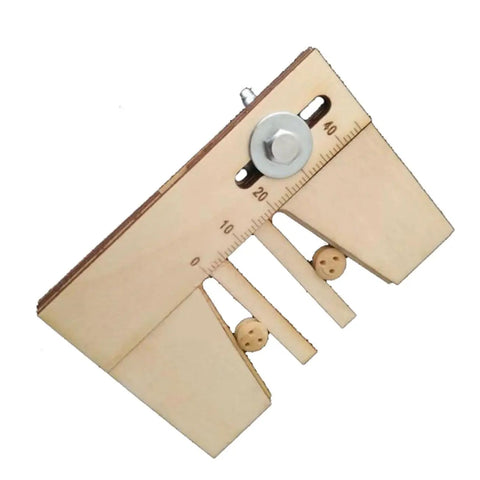 Wooden Mooring Tool for DIY sailing model kits with lightweight build and scale display, showing measurement detail