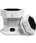 Portable Folding Washing Machine With 12 L Mini Capacity Perfect For College Dorms Or Studio Living Folds Completely Flat.