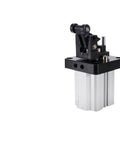 Heavy Duty Pneumatic Air Cylinder With Magnetic Tip For TWH TDH TTH Series Direct Drop In Replacement side view of aluminum design.