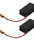 Heavy Duty Carbon Brush Pair Kit For Jig Saw 1588EVSK Replacement Parts, features two carbon brushes with wire leads.