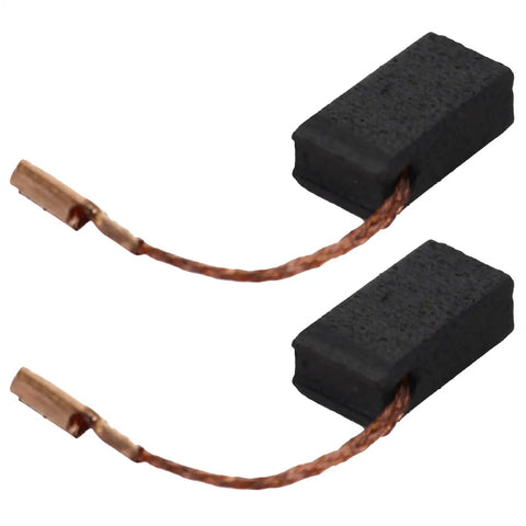 Heavy Duty Carbon Brush Pair Kit For Jig Saw 1588EVSK Replacement Parts, features two carbon brushes with wire leads.