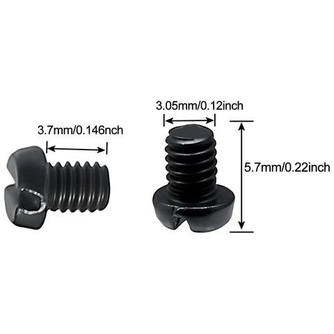 Screw dimensions for 2 Set Needle Bar Thread Guard And Screw Kit 103-08609 And SS-7080510-TP For DNU-1541 And DNU-1541S Sewing Machines