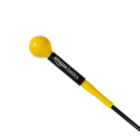 Golf Swing Trainer And Warm Up Stick For Grip Balance Distance Power Tempo Training With Half Pound Weighted Head Flexible Shaft