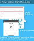 Interval time setting feature update for ZigBee networks, with setup options in ZigBee2mqtt and Smart Life app