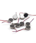10 Pack Micro Flat Vibration Motors 3V DC 12000RPM Two Wire Tiny Pager Vibe Motors For Mobile Phones Electronics Toys Wearables