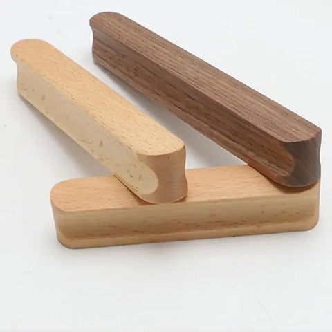 Kickin Style With These Super Snug Modern Walnut Drawer Pulls 10 Pack Real Deal Solid Wood Cabinet Grips Durable Unique Grain Kitchen Handles