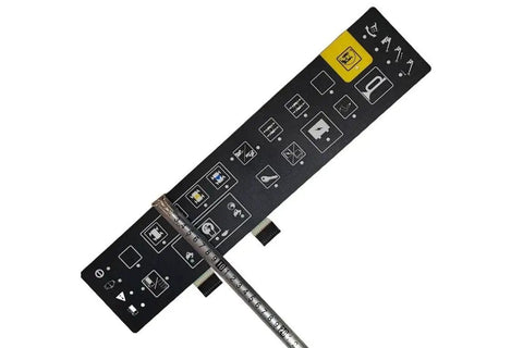 Premium Kickass Platform Membrane Decal Replacement For Genie Boom Lifts S-100 S-105 S-120 S-125 S-3200 S-3800 And Z-135 70 with visible control labels.