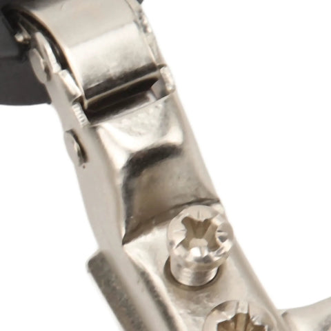 Close-up of Soft Close Cabinet Hinges 26mm for Glass Doors 2 Pack Easy Install Hardware with durable cold rolled steel.