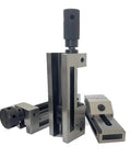Heavy Duty 3.5 Inch Precision Manual Bearing Vise For CNC Machining with Quick Adjust Jaw Width and Smooth Clamp System