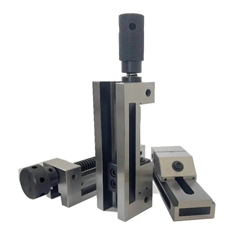 Heavy Duty 3.5 Inch Precision Manual Bearing Vise For CNC Machining with Quick Adjust Jaw Width and Smooth Clamp System