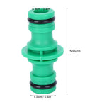 Awesome 10Pcs Water Hose Quick Connect Kit With Smooth Irrigation Tools For Easy Garden Pipe Repairs And Universal Straight Links To Fix Split Hoses Fast green plastic hose connector, 5cm