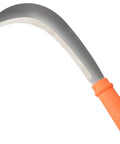 Heavy Duty Weeding Sickle and Grass Machete with Curved Carbon Steel Blade, Ergonomic Lightweight Garden Tool close-up