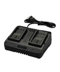 20V Li Ion Dual Port Charger Lets You Charge Two Batteries At Once In Two Hours Or Quick One Battery Top Up Perfect For Power Share Tool Crew