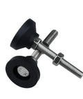 Adjustable Lathe Leg Set With Leveling Feet 40mm Diameter Swivel Base Articulating Legs For Shop Benches And Machinery M5 Through M12 Thread