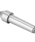 Durable Dead Center For Lathe And Milling Machine, Morse Taper 60 Degree Center With Cemented Carbide Tip, Heat Treated Steel