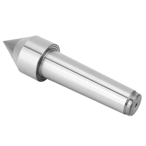 Durable Dead Center For Lathe And Milling Machine, Morse Taper 60 Degree Center With Cemented Carbide Tip, Heat Treated Steel