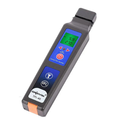 All In One Optical Fiber Identifier With 10 mW VFL And 800 To 1700 Nanometers Fiber Detector on white background