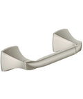 Voss Collection Brushed Nickel Pivoting Toilet Paper Holder Wall Mounted Double Post Toilet Tissue Holder With No Fuss Install Sleek