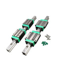 High Precision Linear Guide Rail Kit 950mm With 2 HGR20 Rails And 4 HGW20CC Flange Slider Blocks For Smooth Silent Motion