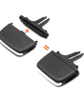AC Vent Tab Clip For Car, Boosts Airflow For A Comfier Ride, Quick Direction Control, Easy Install, Durable Clip For Volvo XC90 2016 To 2024, improves air circulation and cabin comfort, ABS plastic with chrome trim