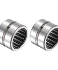 Needle Roller Bearing NK20/20 Open End 2 Pack 20mm Inner Diameter 28mm Outer Diameter 20mm Width Chrome Steel Steel Cage