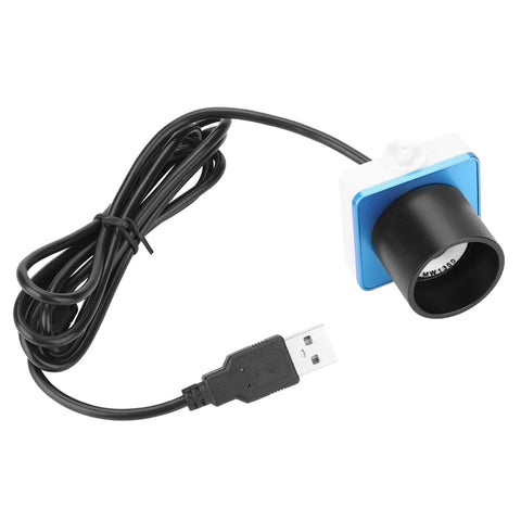 1.25 Inch Digital Eyepiece Camera for Telescope Astrophotography with USB Port showing cable and connection detail