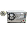 2-Axis Automatic Tape Wrapping Machine For Transformer Coils And Lithium Battery Charger Coils, Handles 34mm To 77mm Tapes Up And Down, Auto Homing, Foot Switch Control, Compact Workhorse For Factories, Warehouses, And Logistics Centers.