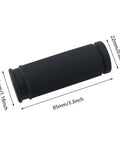 Dual Size Bicycle Handlebars 85mm And 105mm Black With Non Slip Shock Absorbing Rubber Grips Dope Replacement Bar Set