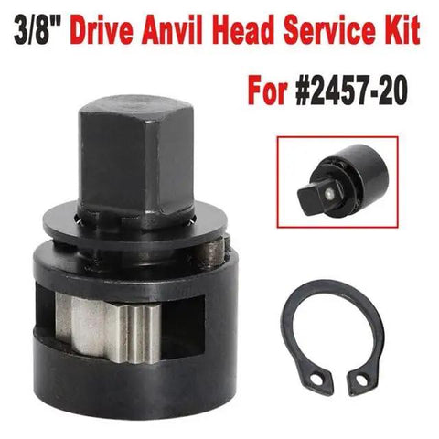 Heavy Duty 3/8 Socket Drive Ratchet Rebuild Kit 42-06-1030 Straight Up Fix For Impact Wrenches showing an anvil head service kit for #2457-20.