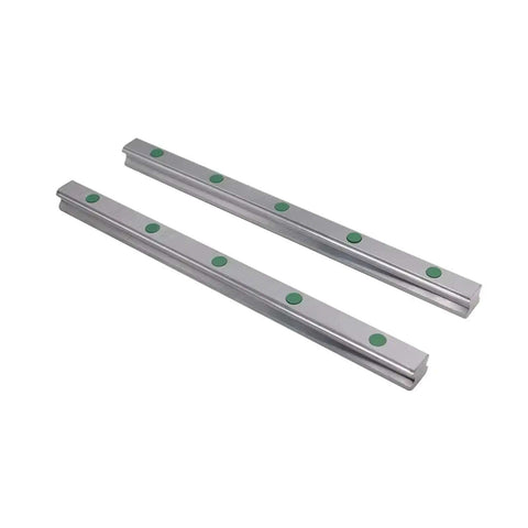 Top Notch High Precision Linear Guide Rail Kit With Four HGW15CC Bearing Slider Blocks Plus Two Smooth 15mm HGR15 Rails For Crazy CNC And 3D Printer Builds That Need Epic Stability And Zero Vibration, two steel rails