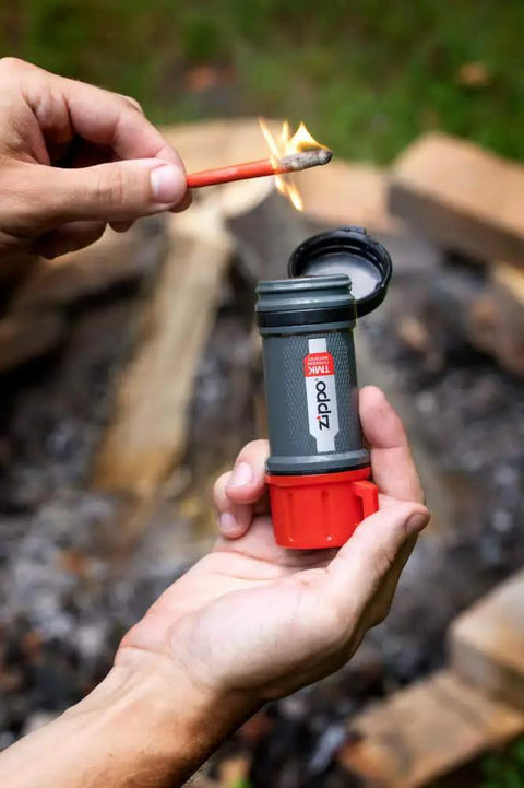 Typhoon Match Kit Holds 15 Waterproof Matches Floats Keeps Them Dry Protects Strike Pad Reusable And Durable Lightweight