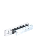 Heavy Duty 600 Lb Electromagnetic Door Lock With Bond Sensor And LED, Anodized Aluminum Housing, 12/24 VDC Selectable, Side Angle