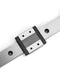 Miniature Linear Guide Rail 24mm Wide With Dual Slide Blocks Precision Linear Motion System For Automation CNC Machining 3D Printing And High Accuracy Measuring Instruments, 24mm block on steel rail
