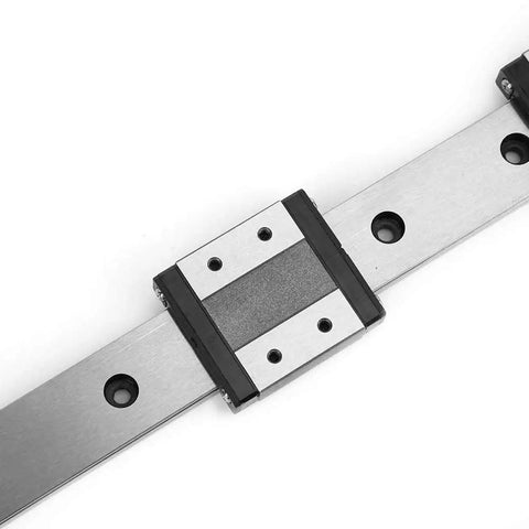 LMLF24B - 400-2R Miniature Linear Guide Rail with slide block, 24mm width, precision motion system for automated equipment close-up