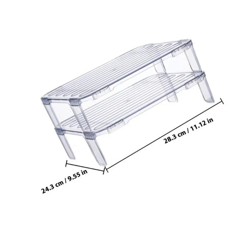 Multi Purpose Refrigerator Storage Shelves And Sturdy Fridge Organizer Rack Keep Your Kitchen Tight And Tidy As A Whistle With This Game Changing Rack Setup For Lightning Fast Access