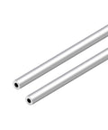6063 Aluminum Round Tube 8mm OD, 2mm Wall Thickness, 12 Inch Length Seamless Pipe Tubing For DIY Projects, Set Of 2