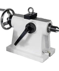 Badass Four Axis Tailstock Indexing Head For Cnc Lathes with heavy cast iron frame and sharp pointed needle for machining.