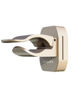 Magnetic Cigar Holder For Golf Cart With Velcro Mount Universal Fit 30 To 60 Ring Cigars Aluminum Champagne Gold