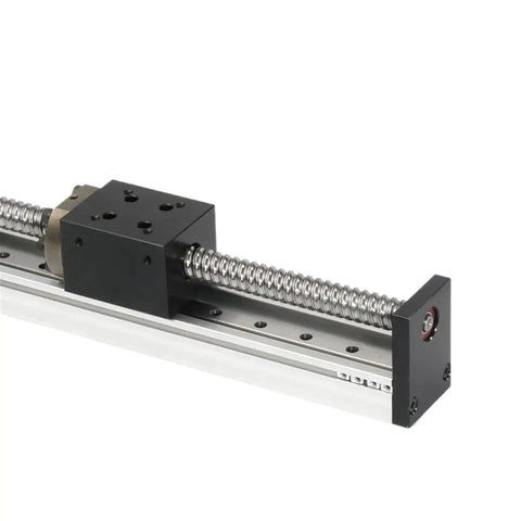 High Precision CNC Linear Motion Rail Set With Electric Guide Rail Cross Actuator System Including Stepper Motor And Ball Screw Motion Module, bearing steel