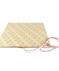 Beefed Up Silicone Heated Bed Mat For 3D Printers 120V 750W With NTC 100K Thermistor No Hole 300x300mm with power cords