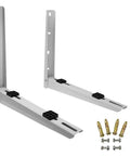 Foldable Mounting Bracket For Mini Split Ductless Condensing Unit Tough Heavy Duty Steel Galvanized And Epoxy Painted