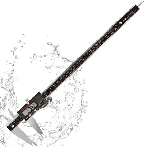Digital Caliper 12 Inch 300mm Stainless Steel Vernier Measuring Tool With IP54 Splash Proof Electronic Micrometer LCD Screen